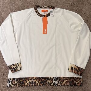 Tallia Leopard Print Top